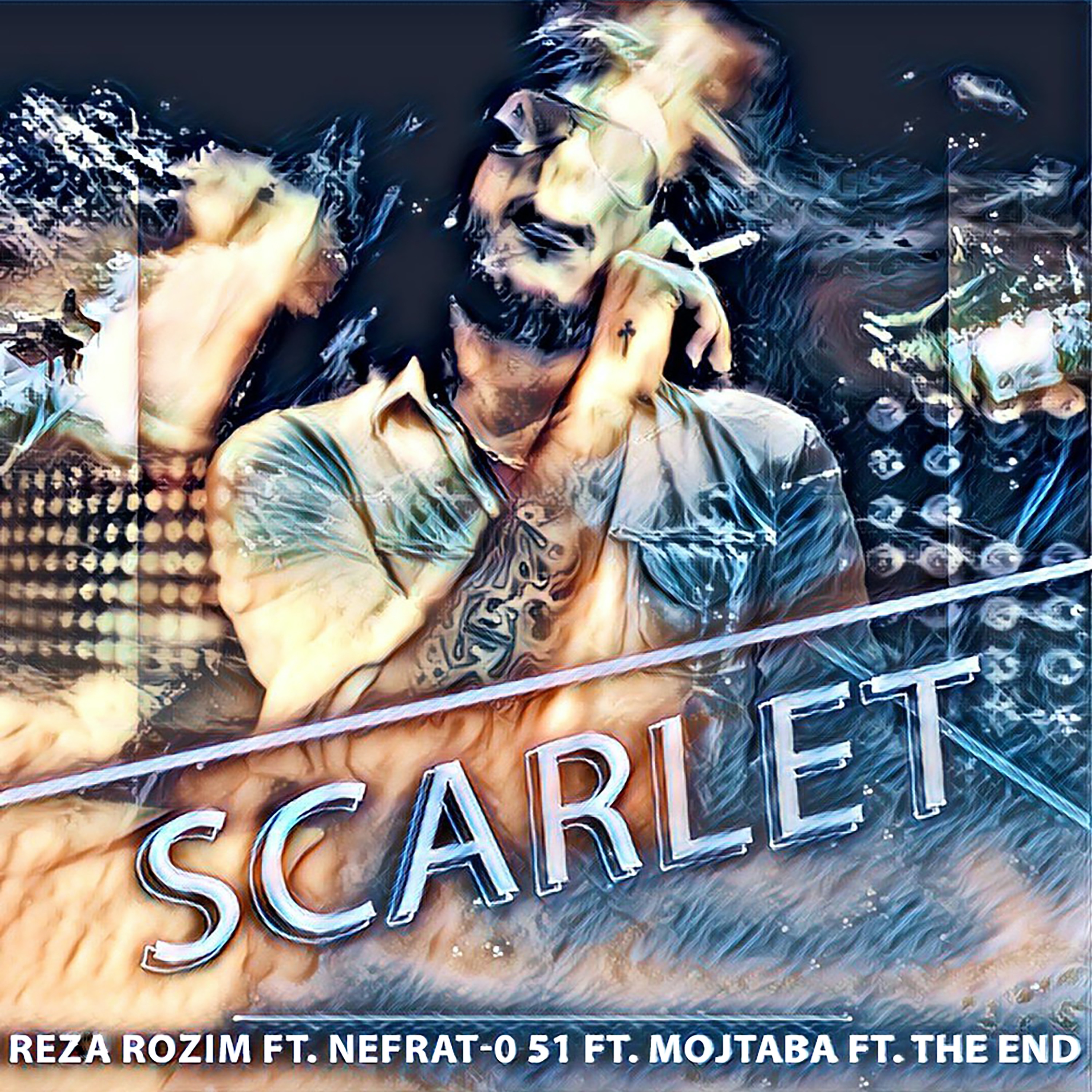 دانلود آهنگ جدید رُظیم - مخمل | Download New Music By Reza Rozim - Scarlet (feat. Mojtaba, Nefrat 051 & The End)